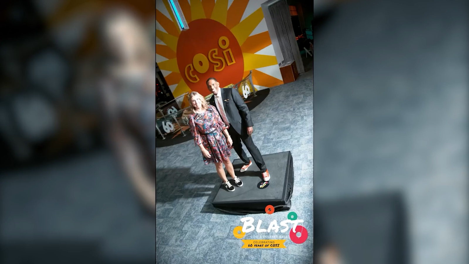 Two guests posing together in the OHD Studios GlamCam reel